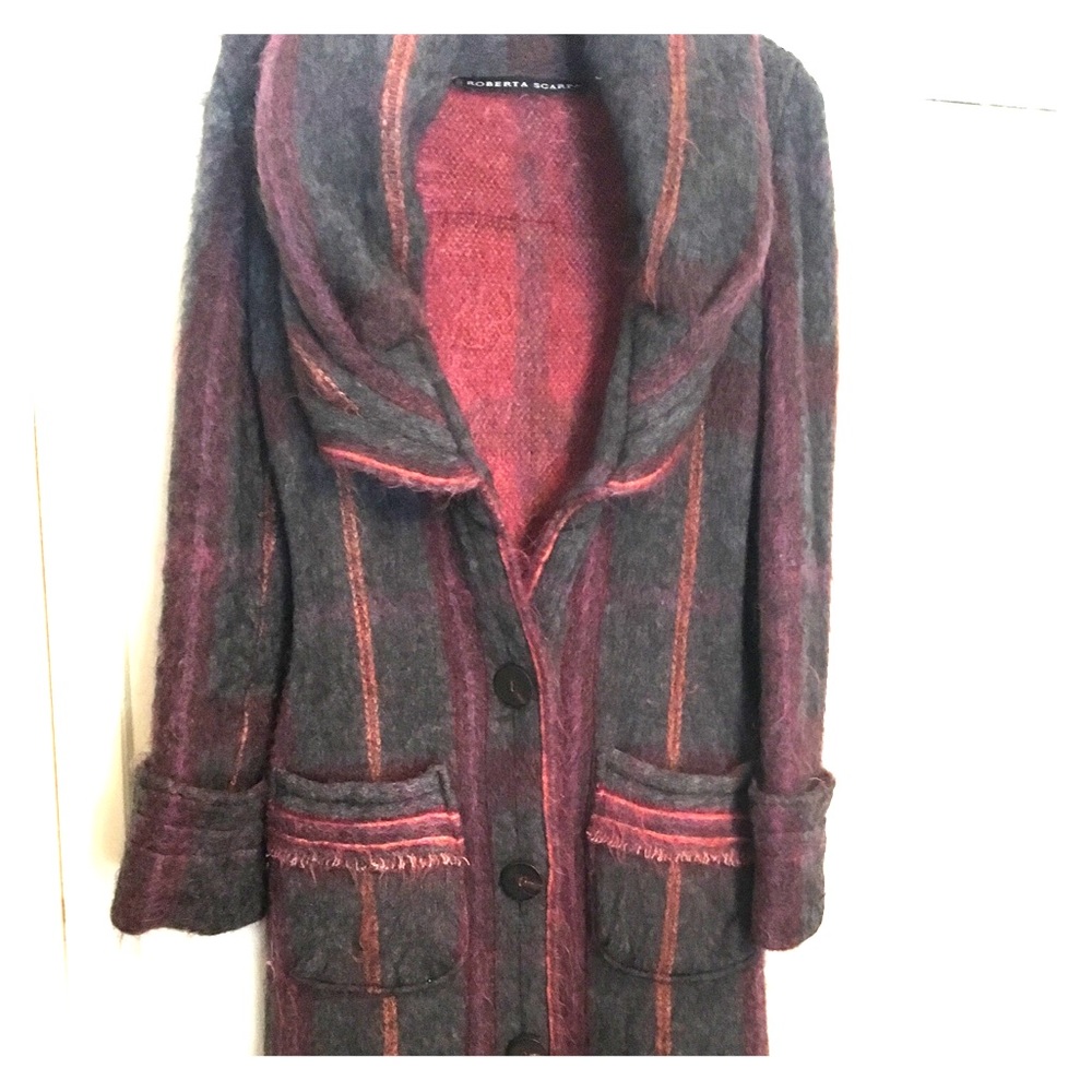 Gorgeous Roberta Scarpa Mohair-Wool Coat